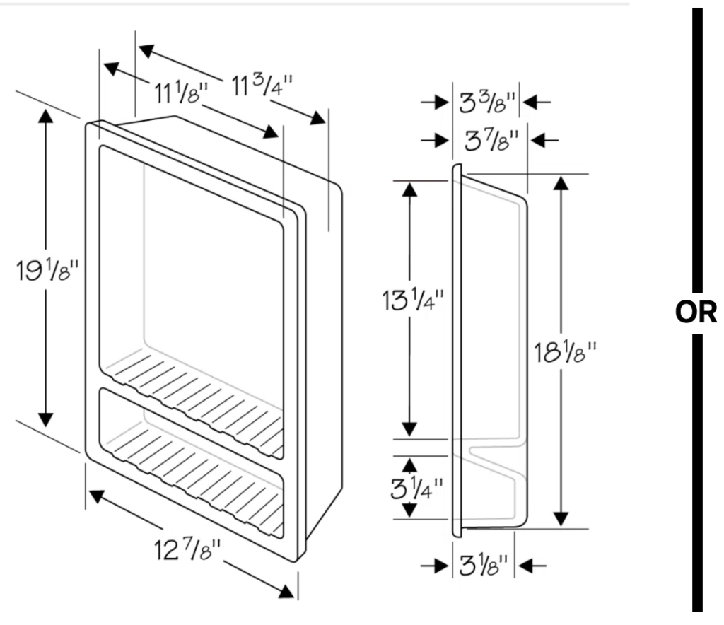 Onyx Shower CADDY