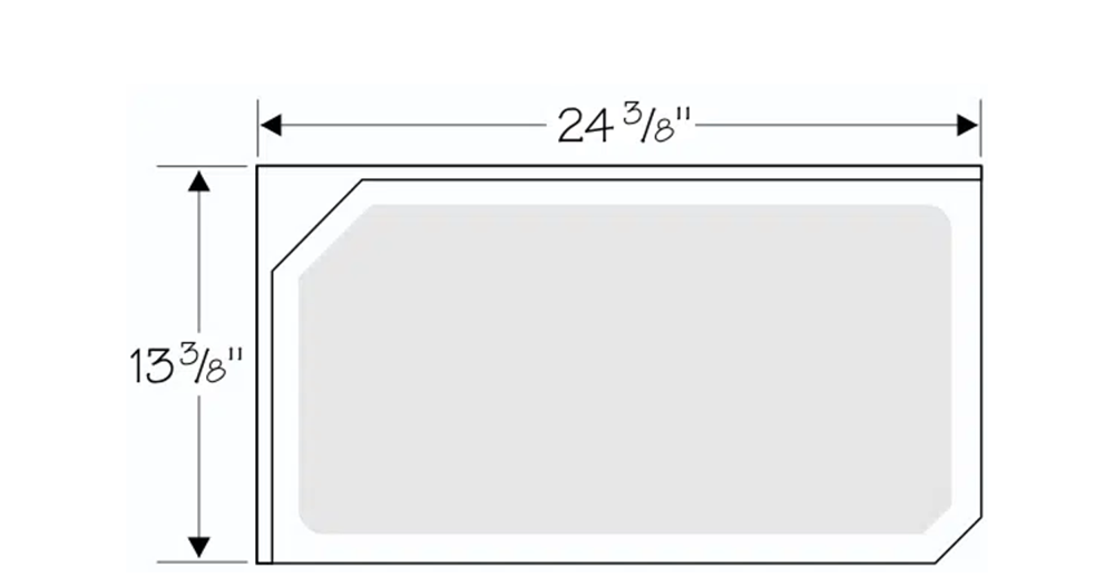 STEP FOUR: CHOOSE YOUR ONYX SHOWER KIT LIBERTY EXTENDED CORNER SEAT