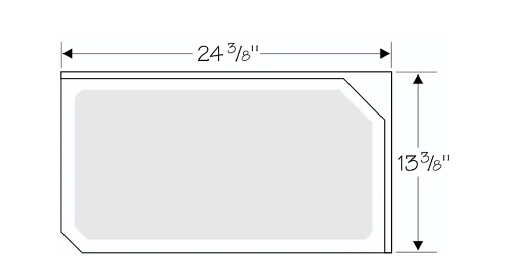 STEP FOUR: CHOOSE YOUR ONYX SHOWER KIT LIBERTY EXTENDED CORNER SEAT