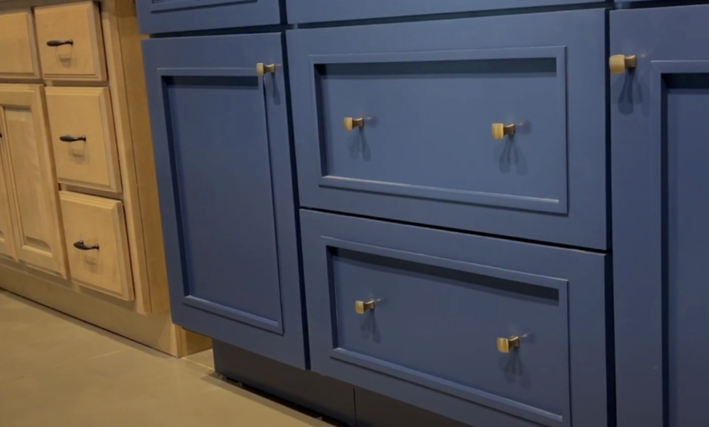 Bertch Cobalt Blue Cabinets