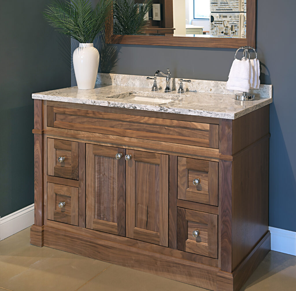 Bertch Walnut Wood Bathroom Vanity