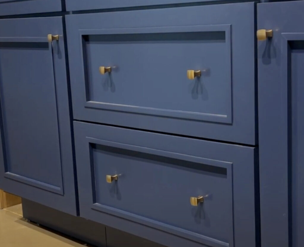 Cobalt Blue Bathroom Vanity