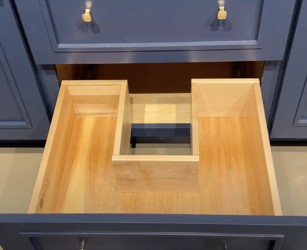 Cobalt Blue Bathroom Vanity Bertch Drawer