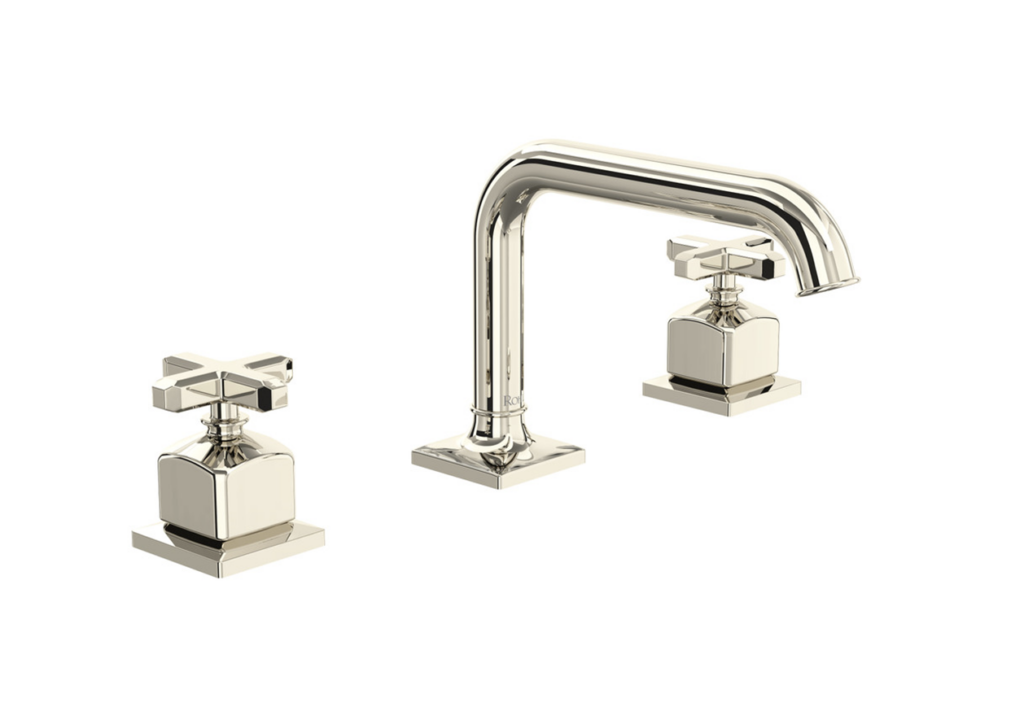 Apothecary Two Handle Widespread Lavatory Faucet   Model AP09D3XMPN   Polished Nickel