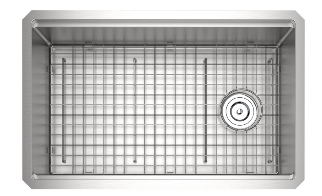 Culinario 30 Stainless Steel Kitchen Sink with Accessories   Model RUWUM3019WSSB   Brushed Stainless Steel