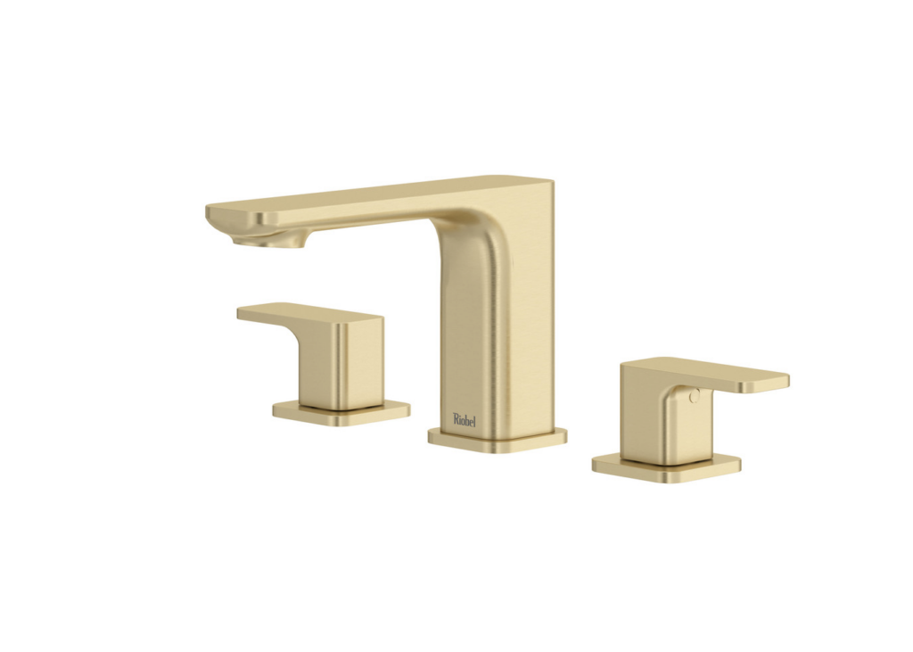 Equinox Widespread Lavatory Faucet Satin Brass Model Number EQ08US4