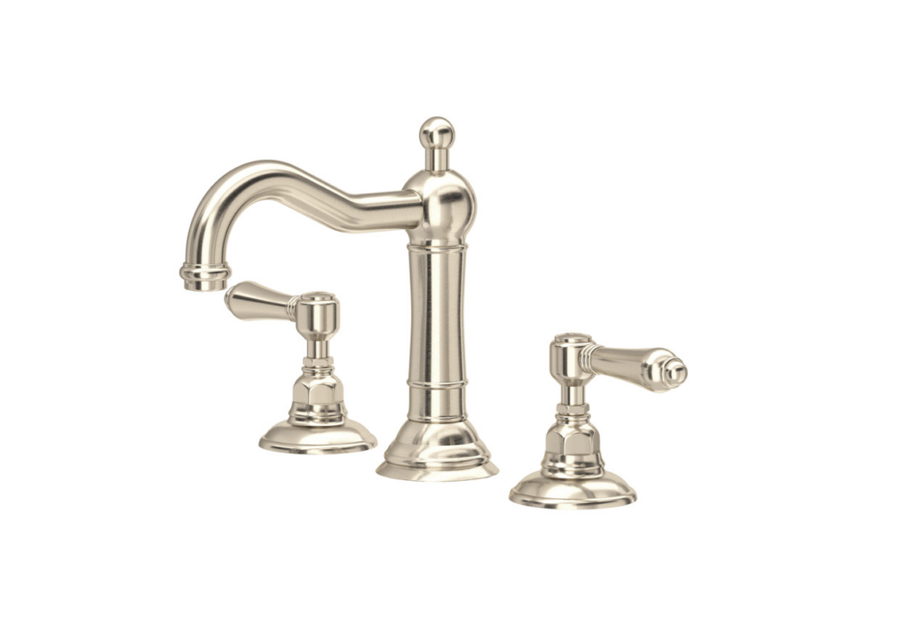 ACQUI TWO HANDLE WIDESPREAD LAVATORY FAUCET   SATIN NICKEL   MODEL A1409LMSTN 2