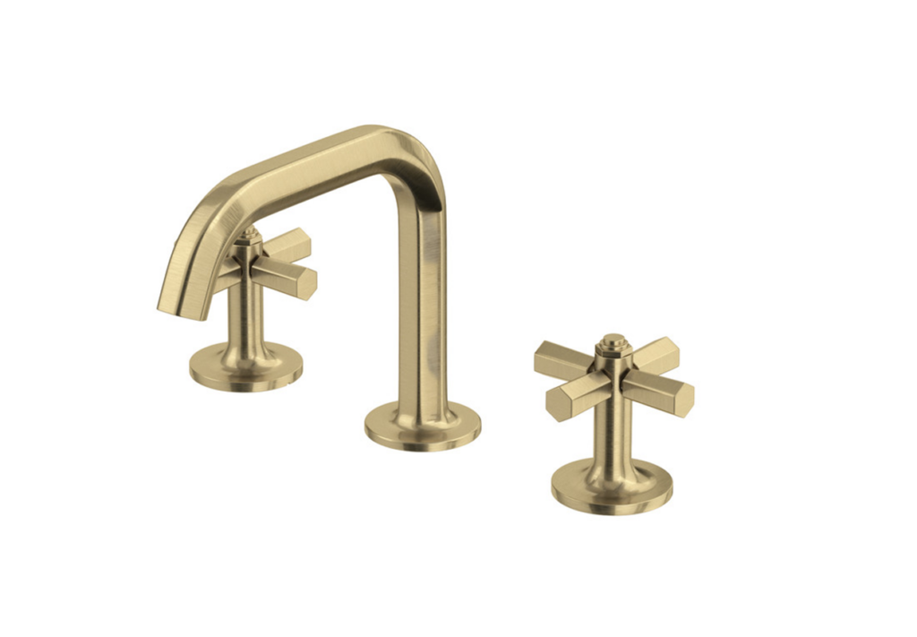 Modelle Two Handle Widespray Lavatory Faucet   Model MD09D3XMAG   Antique Gold