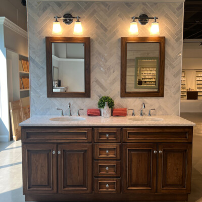 BERTCH DOUBLE BOWL BATHROOM VANITY