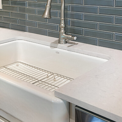 White Apron Sink